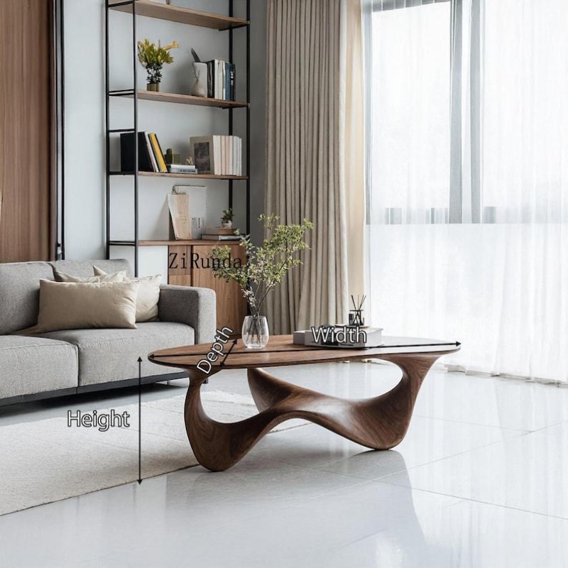 수공예로 제작된 견고하고 현대적인 원목 커피 테이블,  - Sustainable Living Design 리뷰 및 가격